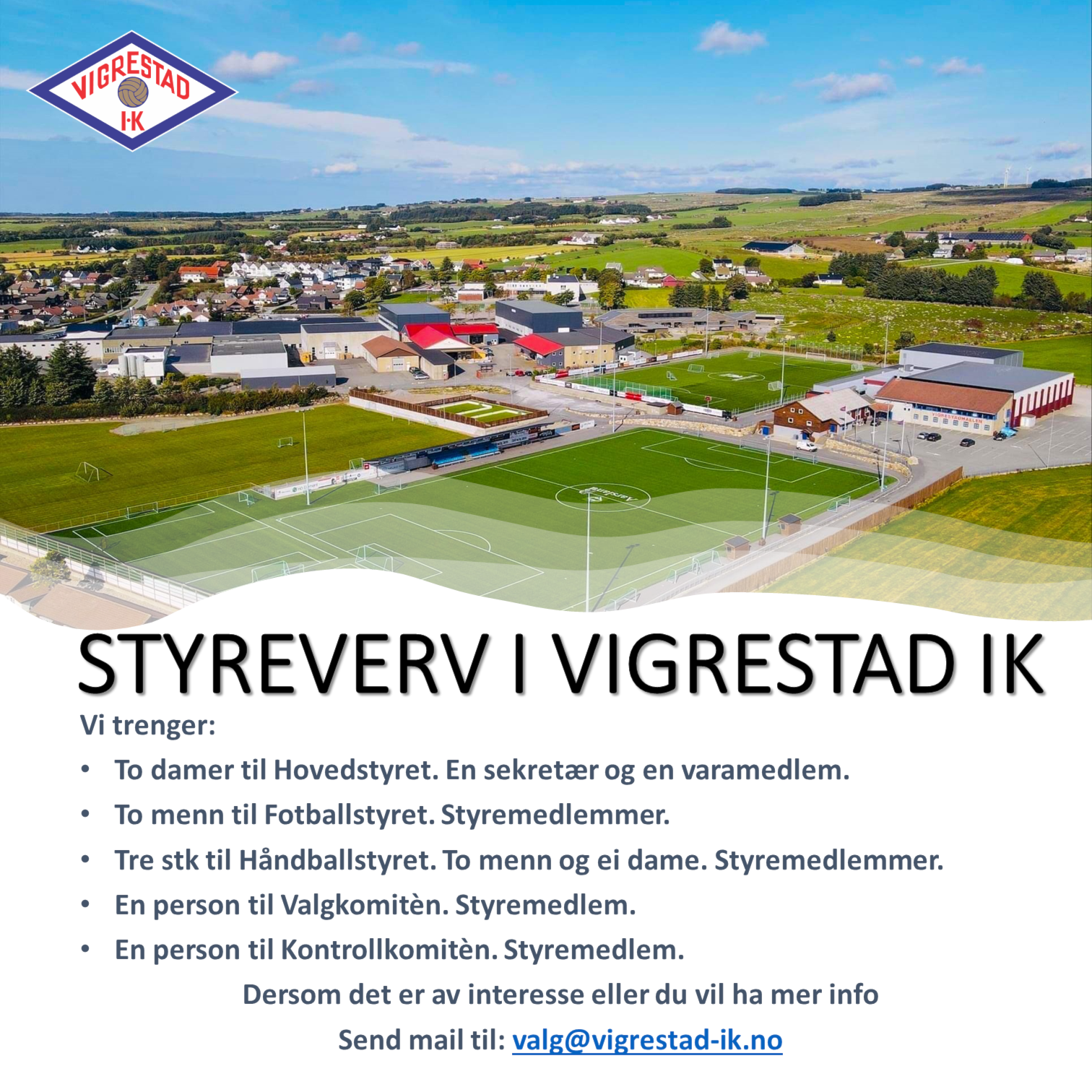Styreverv i Vigrestad IK